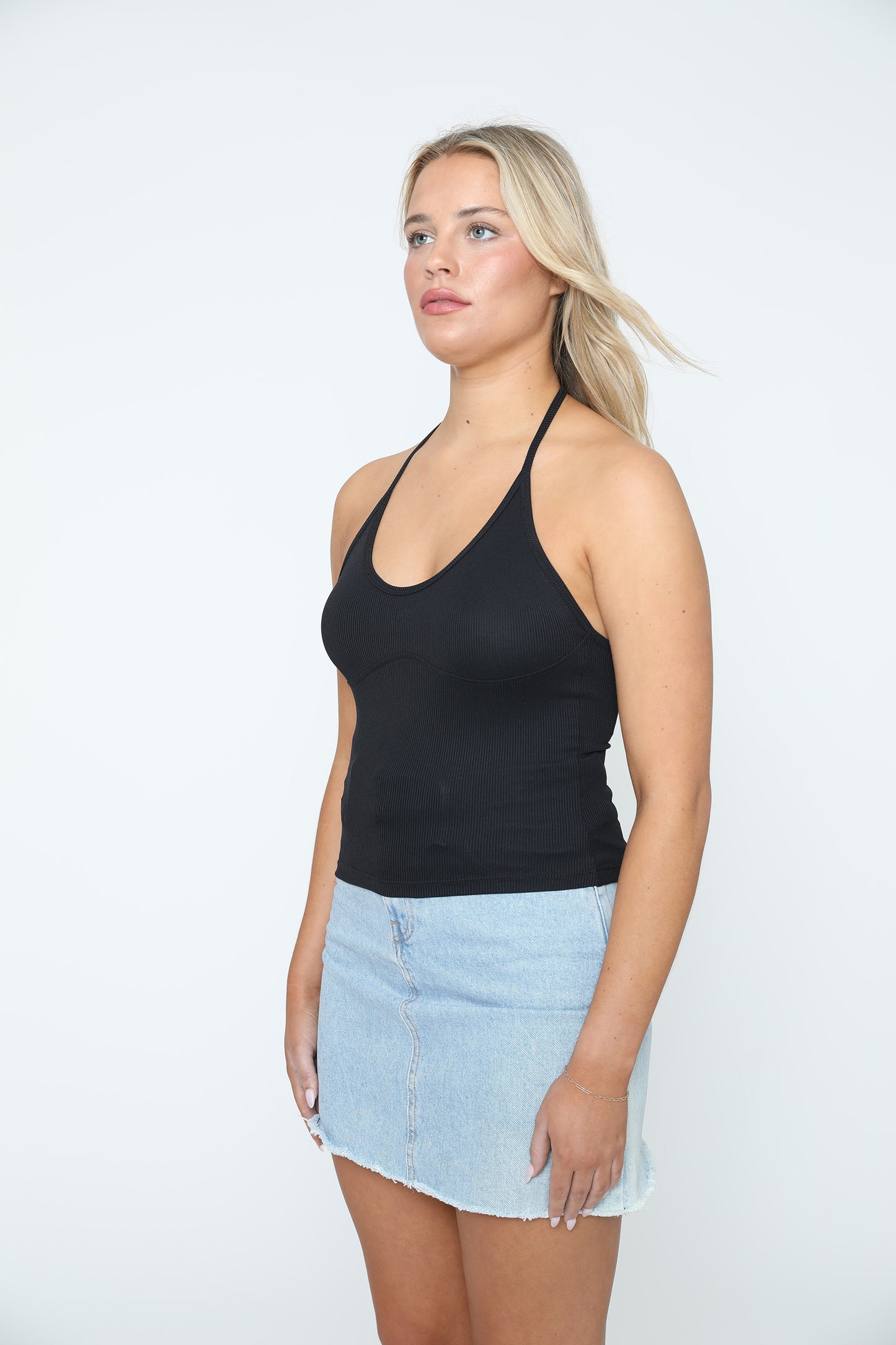 Hollywood Halter Top - Noir